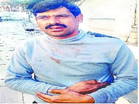 Almora district guard beaten